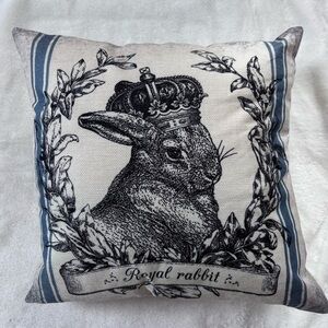 Bunny rabbit pillow